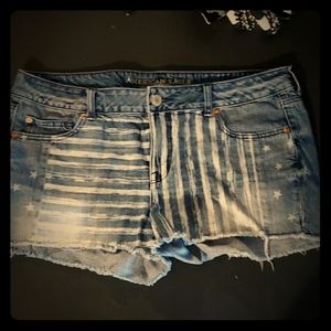 American flag shorts